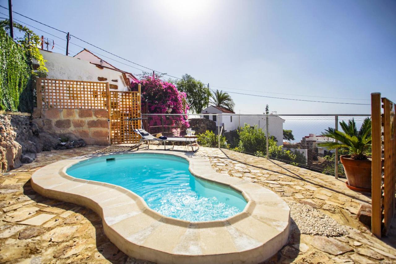 Romantic Hamlet Cottage With Private Pool La Fragua De Eliseo Candelaria Exterior foto